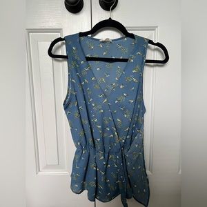 Sienna Sky bird blouse; size M